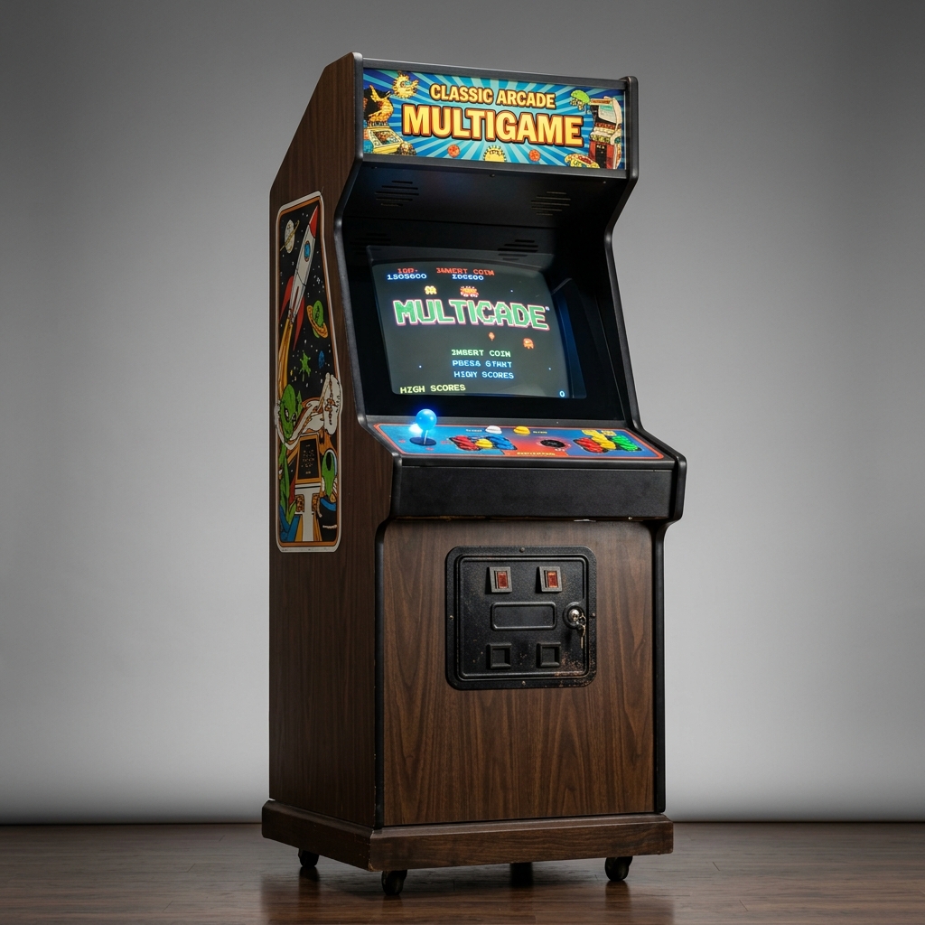 Vintage Arcade Cabinet