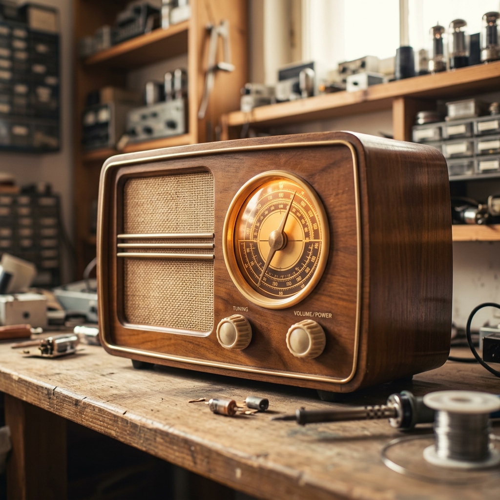 Mid-Century Tube Radio