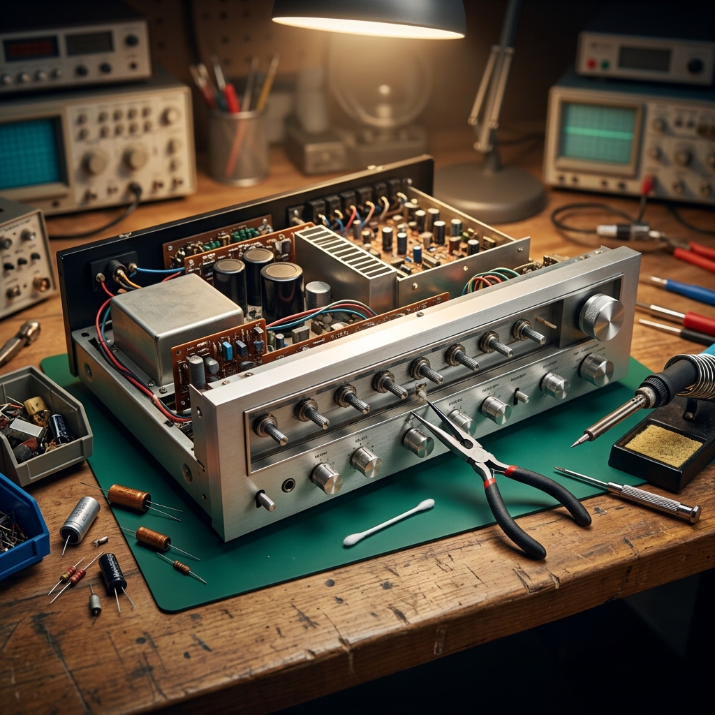 Vintage Audio Receiver Restoration