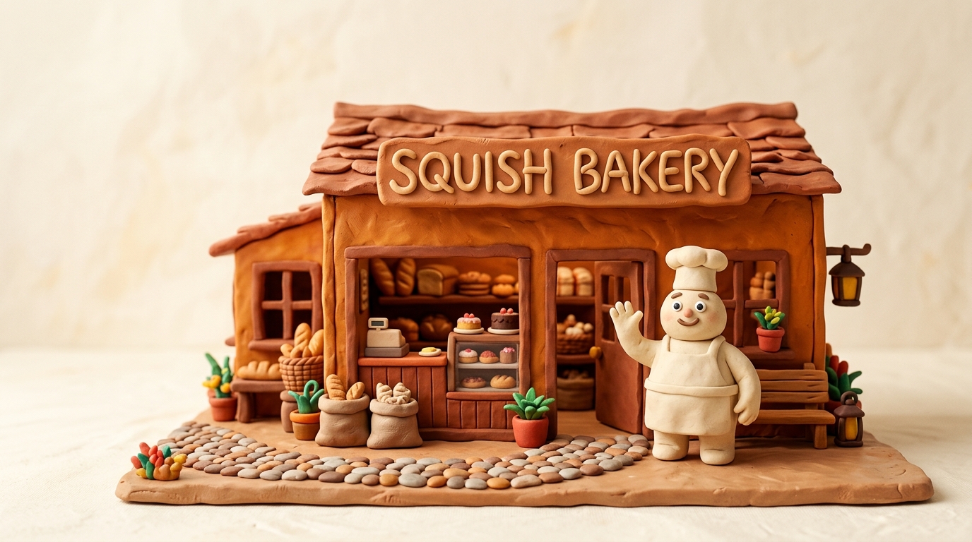 Squish Bakery Diorama