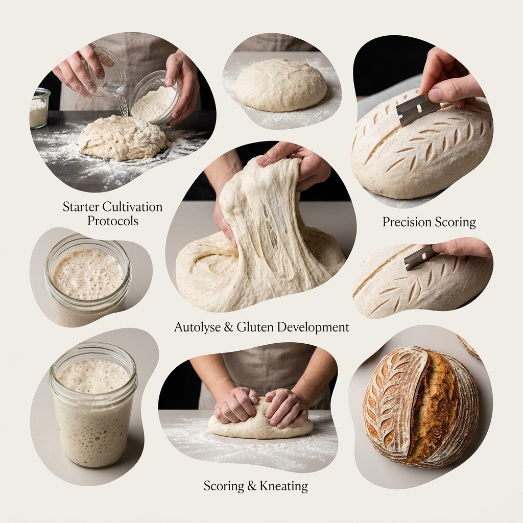 Hydration and autolyse dough processing